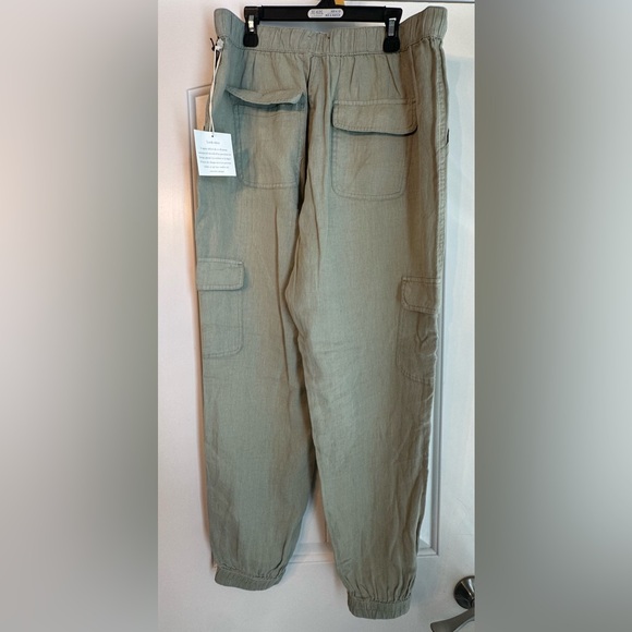 Nicole Miller Lenin Jogger Pants - Light Green - Picture 2 of 5